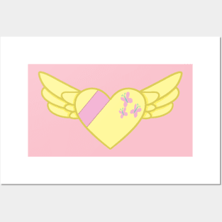 Fluttershy Heart Posters and Art